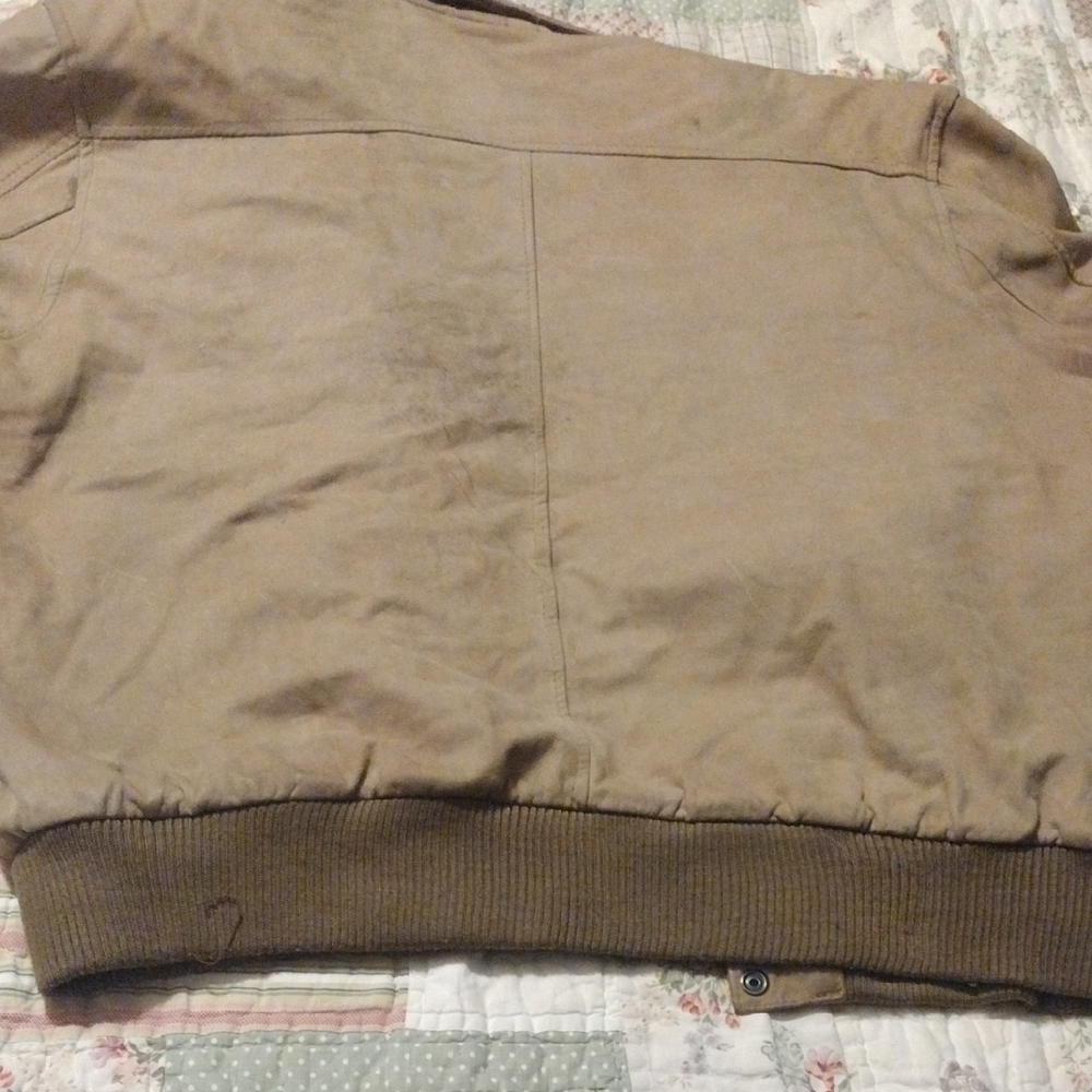 vintage U2 Wear Me Out leather bomber flight jacket. - Picture 15 of 16
